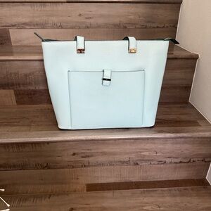 Women's Light Aqua Tote Bag - Classic Everyday Carry